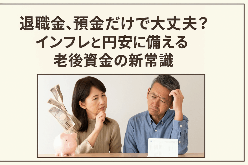 退職金の置き方に注意！インフレ・円安時代の資産防衛と外貨建て保険の活用術｜家計屋本舗・保険のぽると