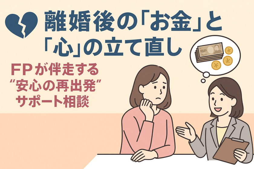 離婚後の「お金」と「心」の立て直し｜FPが伴走する“安心の再出発”サポート相談