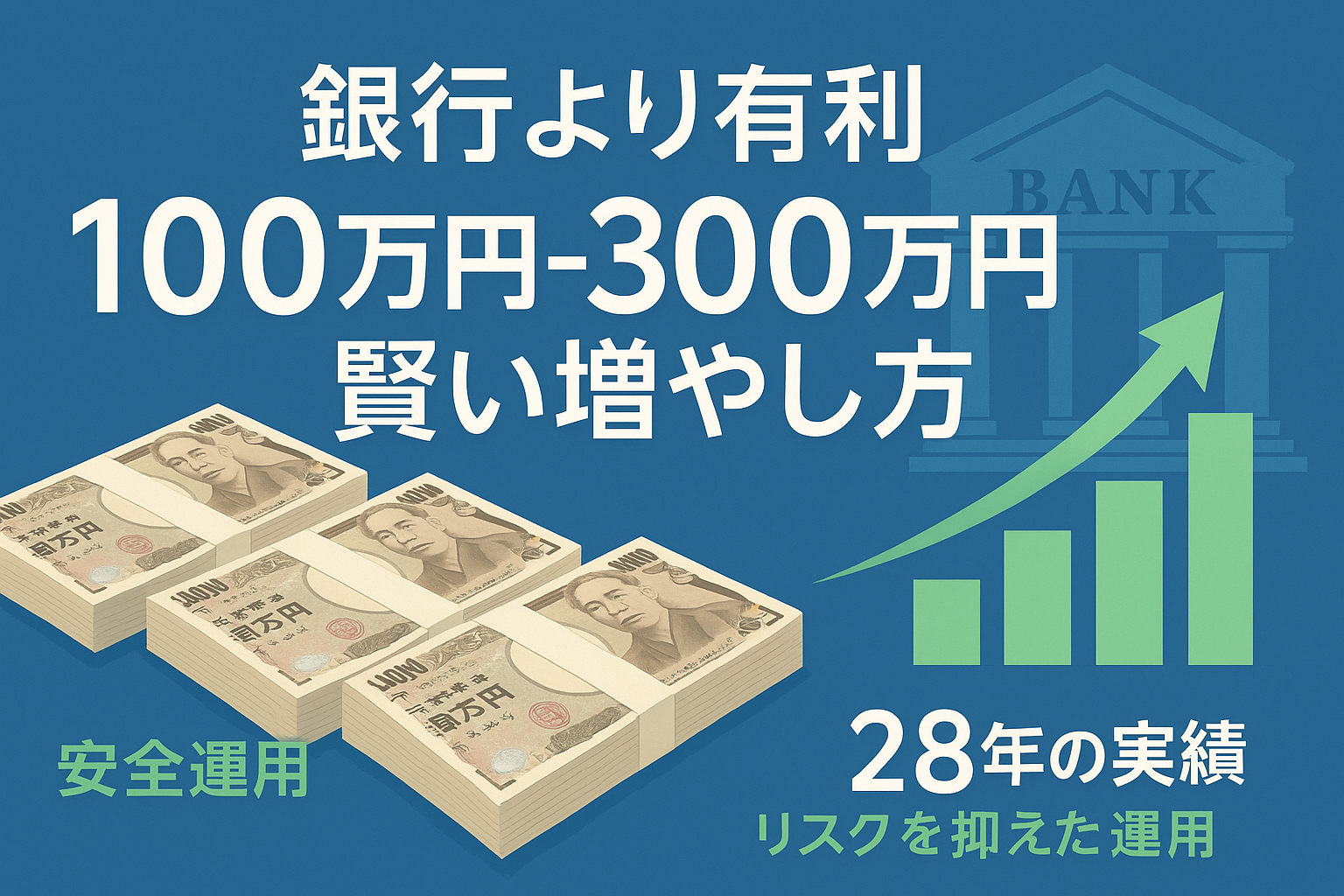 銀行員が絶対に教えない『まとまったお金』の賢い増やし方｜100万円